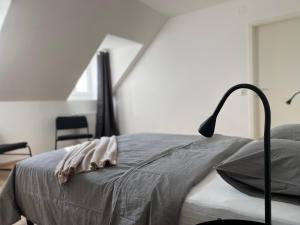 Postel nebo postele na pokoji v ubytování Freundliche Wohnung nähe Klagenfurt