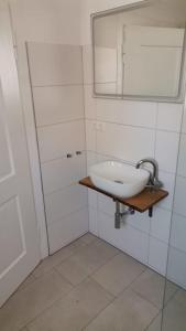 Koupelna v ubytování Altes Vogtshaus
