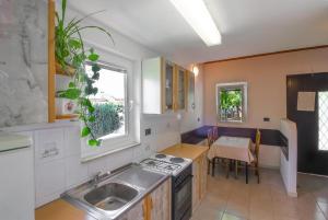 Ett kök eller pentry på Apartments Radan