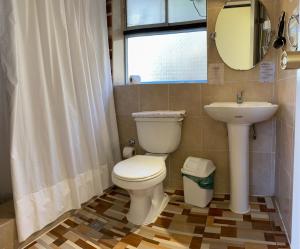 Koupelna v ubytování Cabañas & Spa Qamawi
