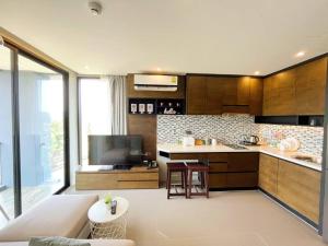 Η κουζίνα ή μικρή κουζίνα στο Citygate in Kamala beach - Perfect Stay for Digital Work