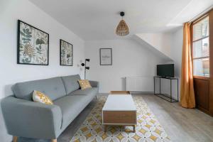 Televízia a/alebo spoločenská miestnosť v ubytovaní Residence Le Languedoc - Appartements design - Proche des parcs