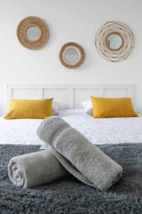 Posteľ alebo postele v izbe v ubytovaní Residence Le Languedoc - Appartements design - Proche des parcs