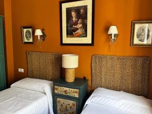 Postel nebo postele na pokoji v ubytování Acogedor apartamento junto a plaza de San Agustin
