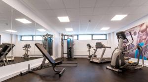 Fitness centrum a/nebo fitness zařízení v ubytování Best Western Plaza Hotel Mannheim