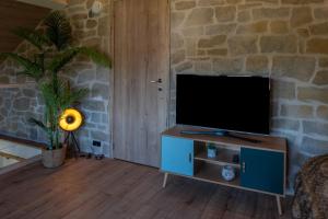 Televiisor ja/või meelelahutuskeskus majutusasutuses Le Spalace