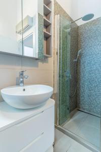 Kúpeľňa v ubytovaní Apartman Atika + 14 fotografií