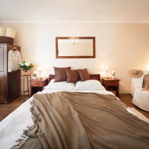 Łóżko lub łóżka w pokoju w obiekcie Apartment House 41