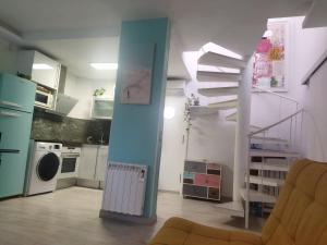 Kuchyň nebo kuchyňský kout v ubytování Casita playa