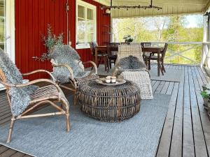 Posezení v ubytování Holiday home Edsbruk II