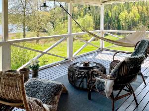 Posezení v ubytování Holiday home Edsbruk II