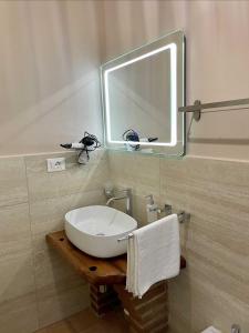 Koupelna v ubytování B&B La Fenice