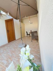 Patio nebo venkovní prostory v ubytování Meressa Nina&Leo Studio Apartments