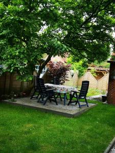 Zahrada ubytování Ferienwohnung Stapelmoor