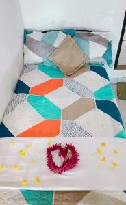 Ένα ή περισσότερα κρεβάτια σε δωμάτιο στο Cabaña la Hamaca Grande un encuentro con la naturaleza