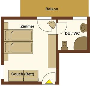Plán poschodí v ubytovaní Landhaus Kaiserblick