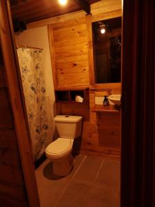 Koupelna v ubytování Glamping entre bosques