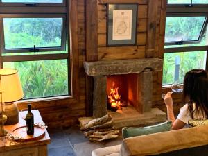 Un lugar para sentarse en Chamarel Mountain chalets