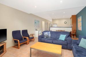 Televiisor ja/või meelelahutuskeskus majutusasutuses The Waves Sanctuary