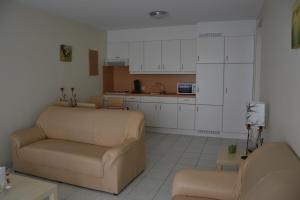 Kuchyň nebo kuchyňský kout v ubytování Lindehof Serviced Flats