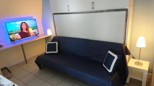 Televízia a/alebo spoločenská miestnosť v ubytovaní Résidence Les Embruns - maeva Home - Studio 4 personnes - Confort MAE-0126