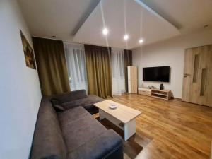 TV a/nebo společenská místnost v ubytování Apartmán centrum MI