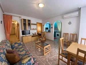 Kuchyňa alebo kuchynka v ubytovaní appartement plage des naufragés