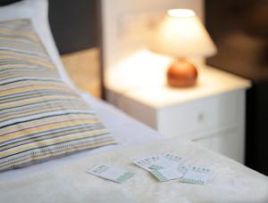 Posteľ alebo postele v izbe v ubytovaní Hostal Balkonis