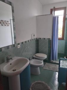 Et badeværelse på Casa Alba