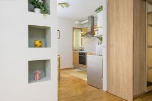 Köök või kööginurk majutusasutuses Aisa kodu