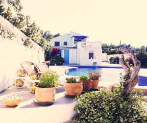 Bazén v ubytování 18 Person Bachelorette Pool Parties nebo v jeho okolí
