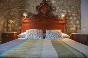 Llit o llits en una habitació de Torre Forcheron