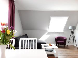 Posezení v ubytování Haus Dietrich Wohnung 2