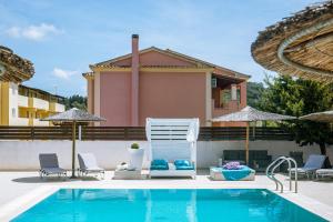 Bazén v ubytování Delight Corfu Apart Hotel, Sidari nebo v jeho okolí
