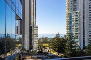 a view of the ocean from a building at ULTIQA Signature at Broadbeach in Gold Coast