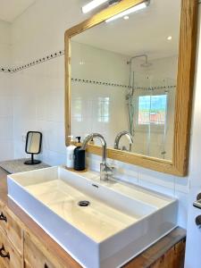 Koupelna v ubytování Ferienwohnung Strandbad - Alpen PopArt am See