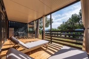 Ein Balkon oder eine Terrasse in der Unterkunft Guest House Malenica