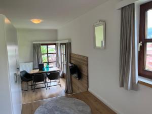 Posezení v ubytování Kesselgrubs Wohlfühlappartements