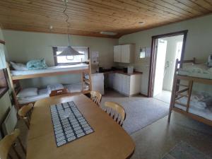 Kuchyň nebo kuchyňský kout v ubytování Selholmens Camping