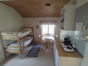 Kuchyň nebo kuchyňský kout v ubytování Selholmens Camping