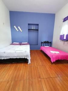 HOTEL FAZENDA Engenho Velho客房内的一张或多张床位