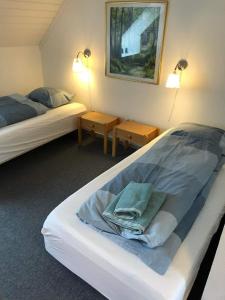Katil atau katil-katil dalam bilik di Terndrup Kro