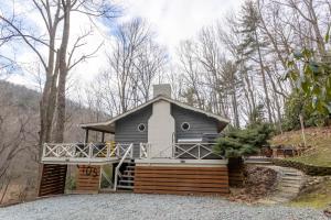 a house on the side of a hill at Poplar Hill Hideaway in Boone