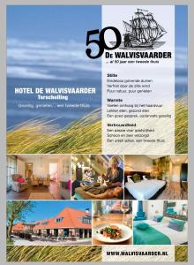 eine Collage mit Fotos eines Hotels de walker in der Unterkunft Hotel De Walvisvaarder in Lies