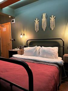 Кровать или кровати в номере Sunset Hotel Marmaris