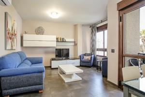 Χώρος καθιστικού στο Apartments Alba