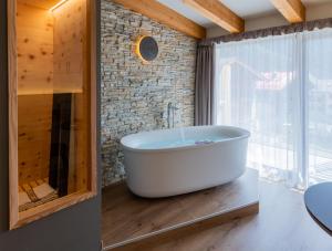 Koupelna v ubytování Hotel Alpi