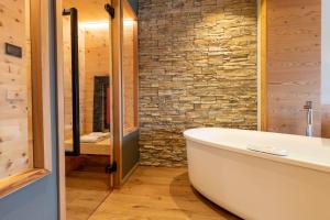 Koupelna v ubytování Hotel Alpi