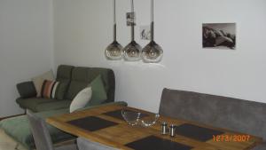 Posezení v ubytování Ferienlodge Karwendelblick
