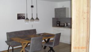 Posezení v ubytování Ferienlodge Karwendelblick